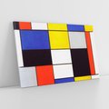 Obraz na płótnie 120x80 - Kompozycja A (1920), Piet Mondrian - Reprodukcja - reprodukcja, obraz na płótnie