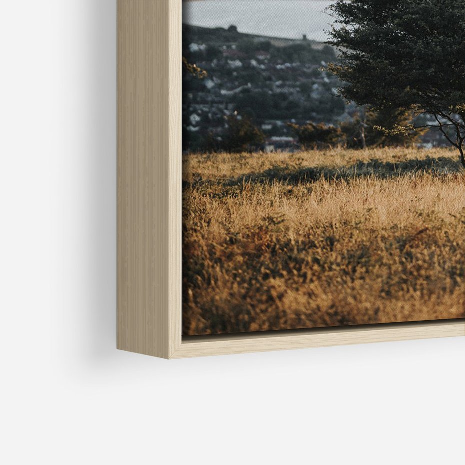 Obraz w ramie 80x120 - Siła Natury - drzewo, pejzaż - rama drewno