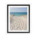 Plakat w ramie 40x50 - Harmonia plażowego morza - plaża, morze - rama czarna