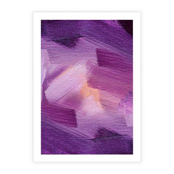 Plakat bez ramy 21x30 - Abstrakcyjna gra kolorów - abstrakcja, akwarela