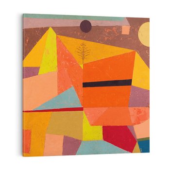 Obraz na płótnie 40x40 - Joyful Mountain Landscape 1929, Paul Klee - Reprodukcja - reprodukcja, obraz na płótnie