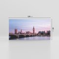 Obraz na płótnie 120x60 - Londyn - Big Ben nad rzeką, UK - Londyn, Big Ben