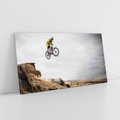 Obraz na płótnie 120x60 - Adrenalina na Dwóch Kółkach - rower, downhill