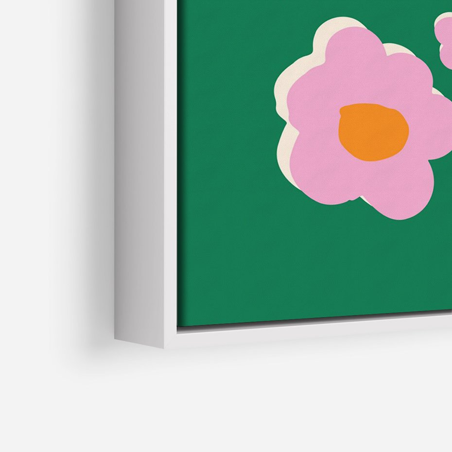 Obraz w ramie 70x100 - Przenikające Refleksje - abstrakcyjny plakat, boho styl - rama biała