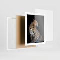Plakat w ramie 40x50 - Elegancja Jaguarowej Pantery - jaguar, pantera - rama biała
