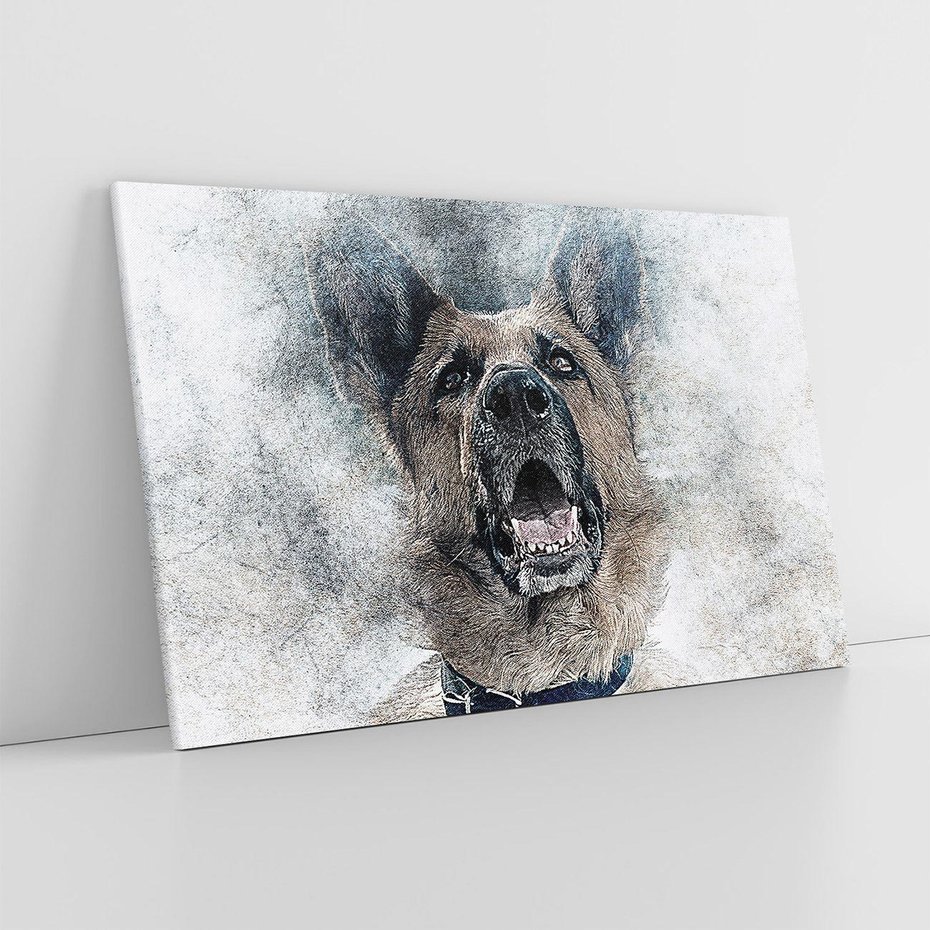 Obraz na płótnie 100x70 - Pies - wierny towarzysz - pies, sztuka