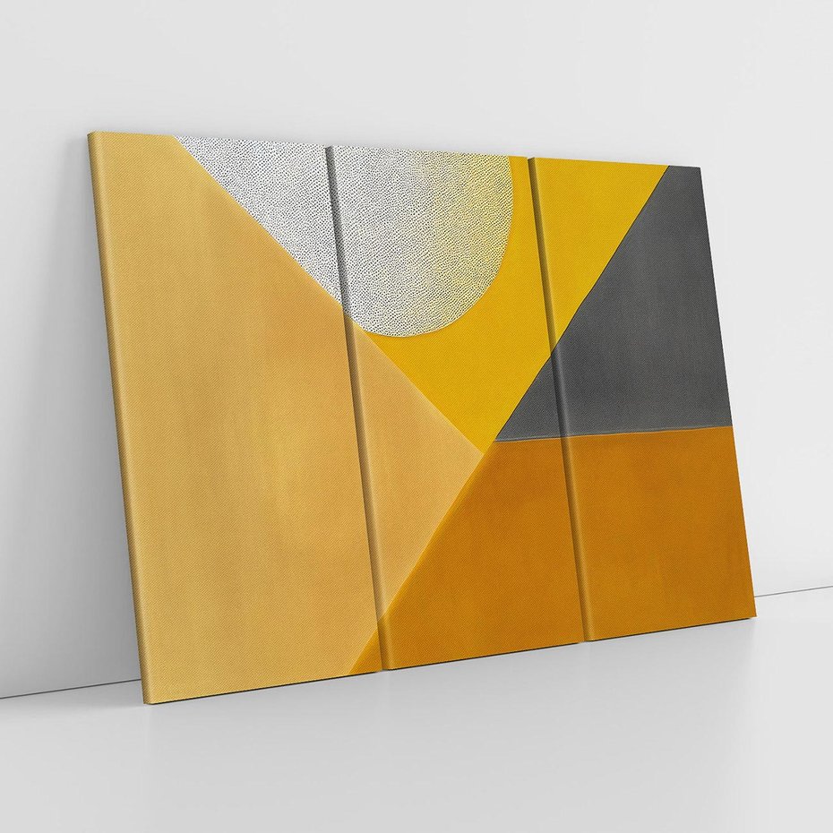 Obraz na płótnie 120x80 - Harmonia migoczących ognisk - intensywne ciepłe kolory, słoneczny żółty