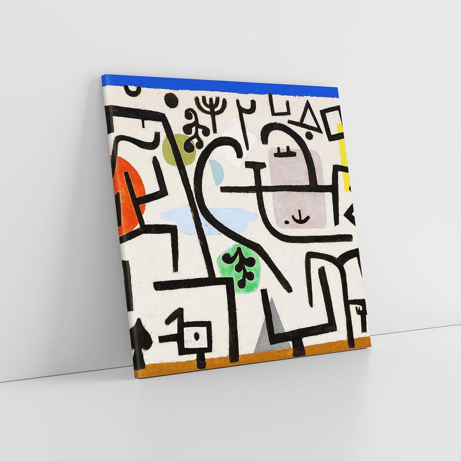 Obraz na płótnie 80x80 - Rich Port 1938, Paul Klee - Reprodukcja - reprodukcja, obraz na płótnie