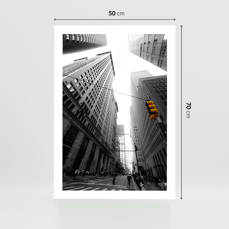 Plakat bez ramy 50x70 - Miejskie Wieże - miasto, wieżowce