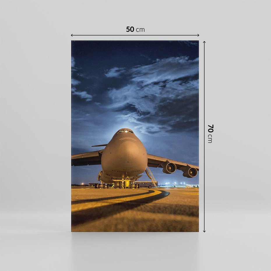 Obraz na płótnie 50x70 - Samolot: Podniebna Wolność - samolot, transport