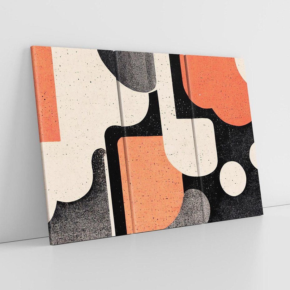 Obraz na płótnie 120x80 - Loftowa Harmonia - abstrakcja, styl loftowy