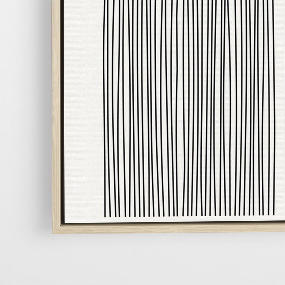 Obraz w ramie 80x120 - Abstrakcyjne Pulsacje - koło, boho styl - rama drewno