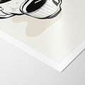 Plakat bez ramy 30x40 - Kawa w Minimalistycznym Szkicu - grafika, szkic