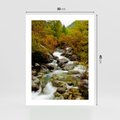 Plakat bez ramy 30x40 - Śpiew Strumienia - strumień, górski