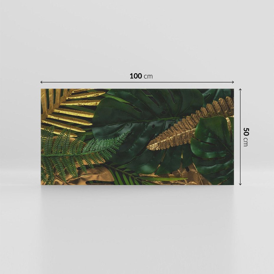 Obraz na płótnie 100x50 - Monstera Liście Kwiat - monstera, liście