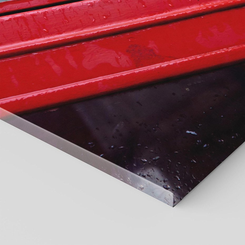 Obraz na płótnie 80x120 - Budka Telefoniczna Londyn - Ikona Brytyjskiego Stylu - budka, telefoniczna