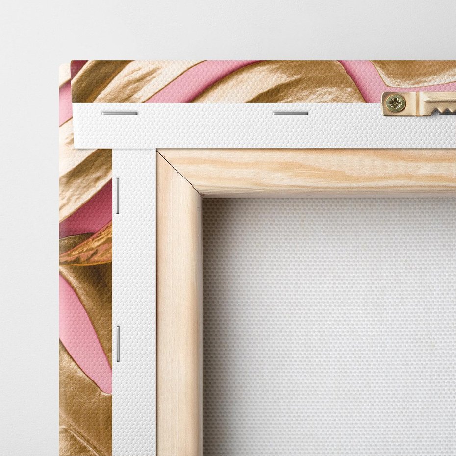 Obraz na płótnie 120x40 - Przyjemność w Naturze - złote, liście