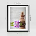 Plakat w ramie 40x50 - Spa japońskie: sztuka relaksu - spa, japońskie - rama czarna