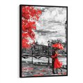 Obraz w ramie 50x70 - Big Ben w Londynie - londyn, big ben - rama czarna
