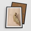 Plakat w ramie 50x70 - Boho suszone liście - suszony, liść - rama czarna