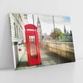 Obraz na płótnie 120x80 - Londyńskie widoki - Londyn, telefon