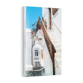 Obraz na płótnie 70x100 - Schody Uliczką W dół - schody, uliczka