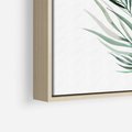 Obraz w ramie 80x120 - Blask Natury - złote, liście - rama drewno