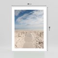 Plakat bez ramy 40x50 - Ścieżka na plaży - plaża, ścieżka