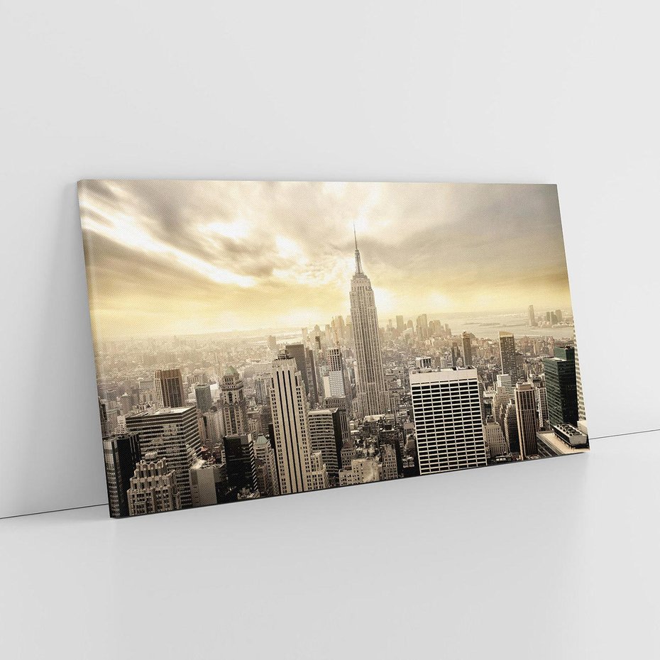 Obraz na płótnie 140x70 - Magia Manhattanu: miasto, które nigdy nie śpi - Manhattan, NY