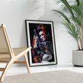 Plakat bez ramy 30x40 - Elegancka japońska gejsza - japońska, gejsza