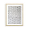 Plakat w ramie 40x50 - Wymiarowa Struktura - ściana, cegła - rama drewno