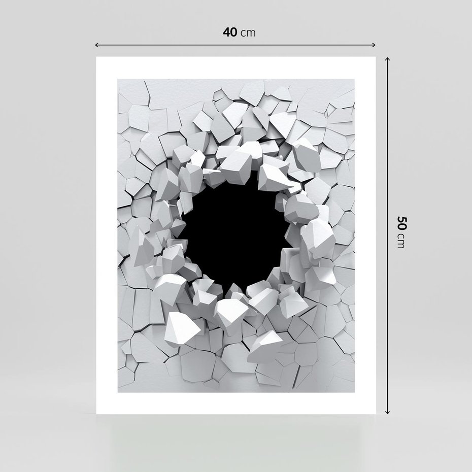 Plakat bez ramy 40x50 - Nowoczesna Abstrakcja - grafika, nowoczesna