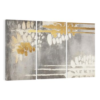 Obraz na płótnie 120x80 - Malowane impresje zmysłów - abstrakcyjne plamy, linie