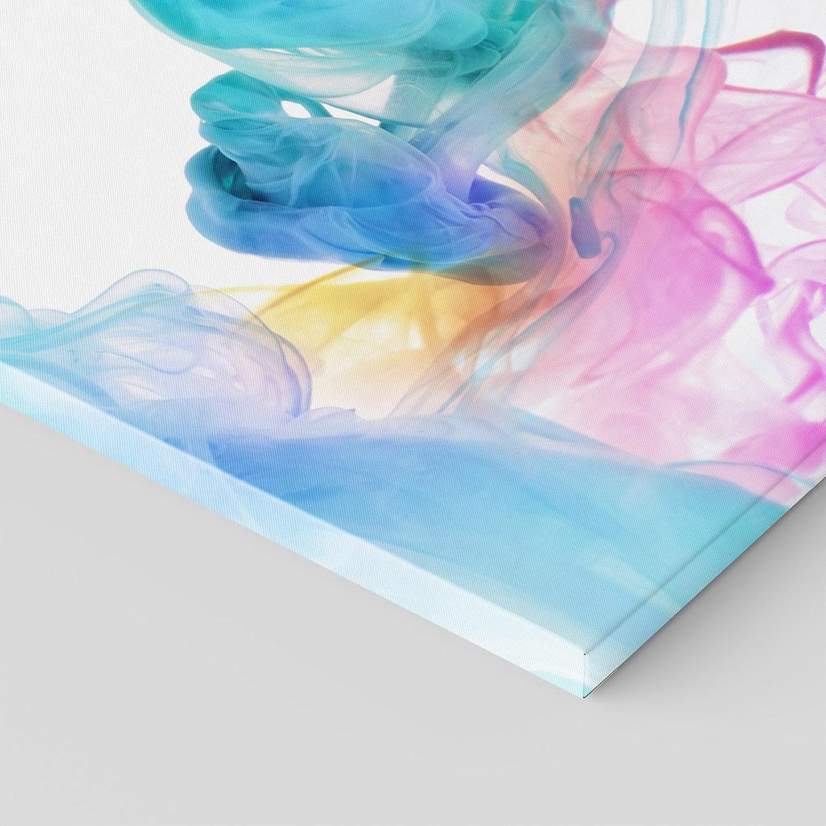 Obraz na płótnie 40x40 - Abstrakcyjne Pastelowe Piękno - abstrakcja, pastelowe