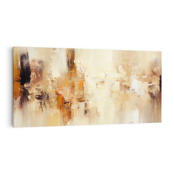 Obraz na płótnie 140x70 - Odbicie utraconych barw - abstrakcja, tekstury farb