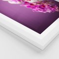 Plakat w ramie 40x50 - Relaksująca orchidea w spa - spa, orchidea - rama biała
