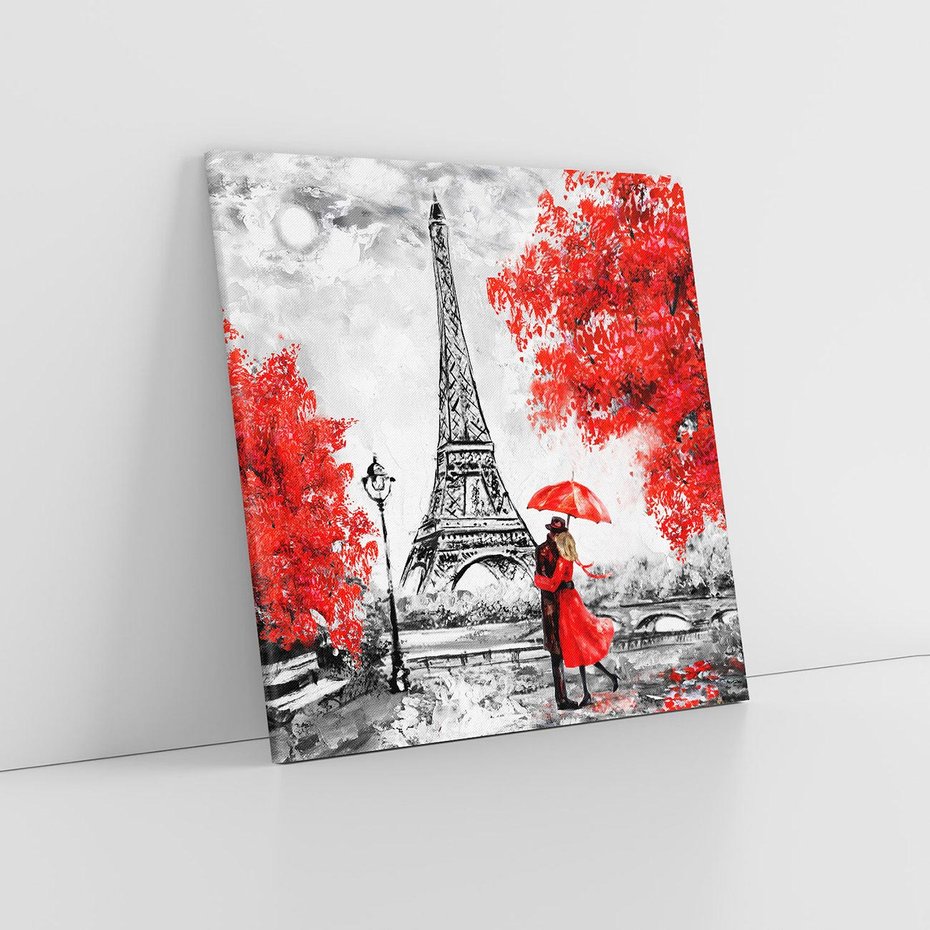Obraz na płótnie 40x40 - Paryż Wieża - Paryż, Wieża