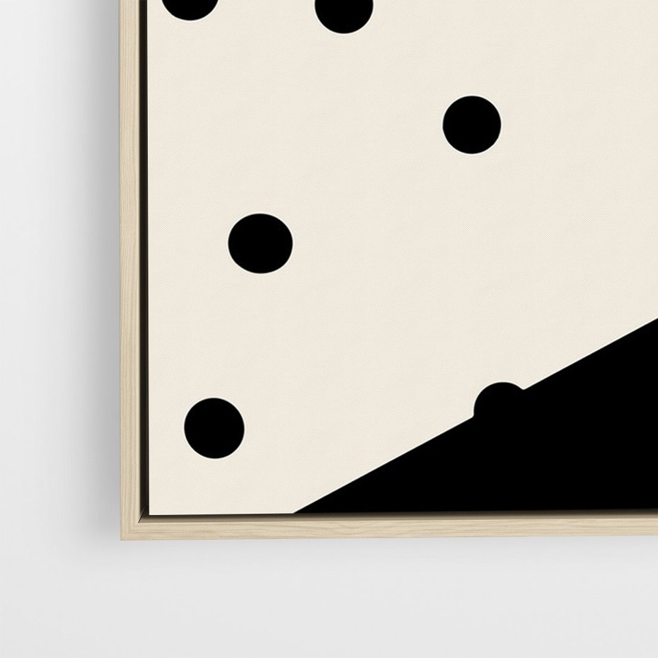 Obraz w ramie 80x120 - Wesołe Geometryczne Kształty - geometryczne kształty, abstrakcja - rama drewno
