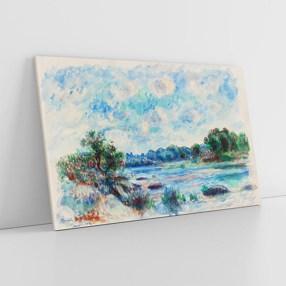 Obraz na płótnie 100x70 - Pejzaż w Pont-Aven (1892), Pierre'a-Auguste Renoir - Reprodukcja - reprodukcja, obraz na płótnie