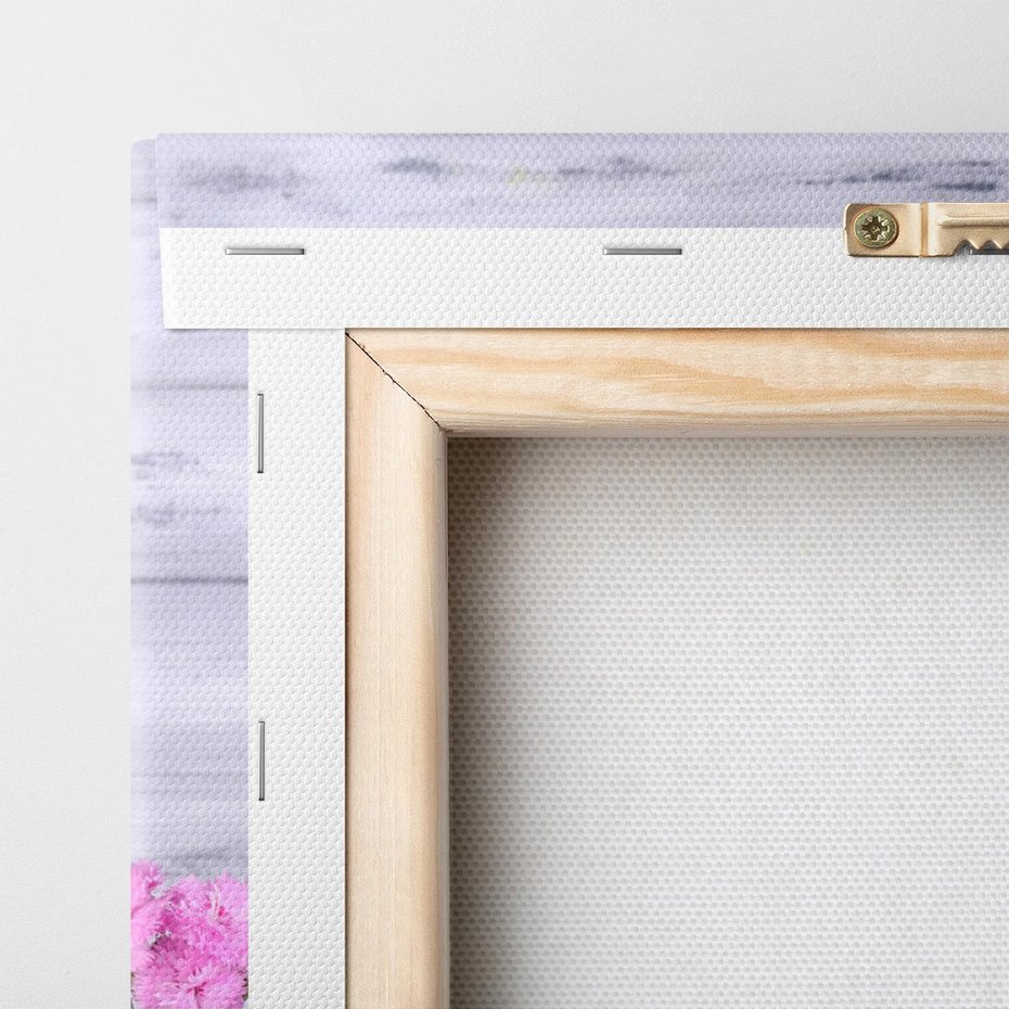 Obraz na płótnie 80x80 - Kwiatowe impresje - kwiaty,