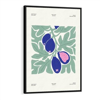 Obraz w ramie 70x100 - Symfonia Przestrzeni - figi, plakat - rama czarna