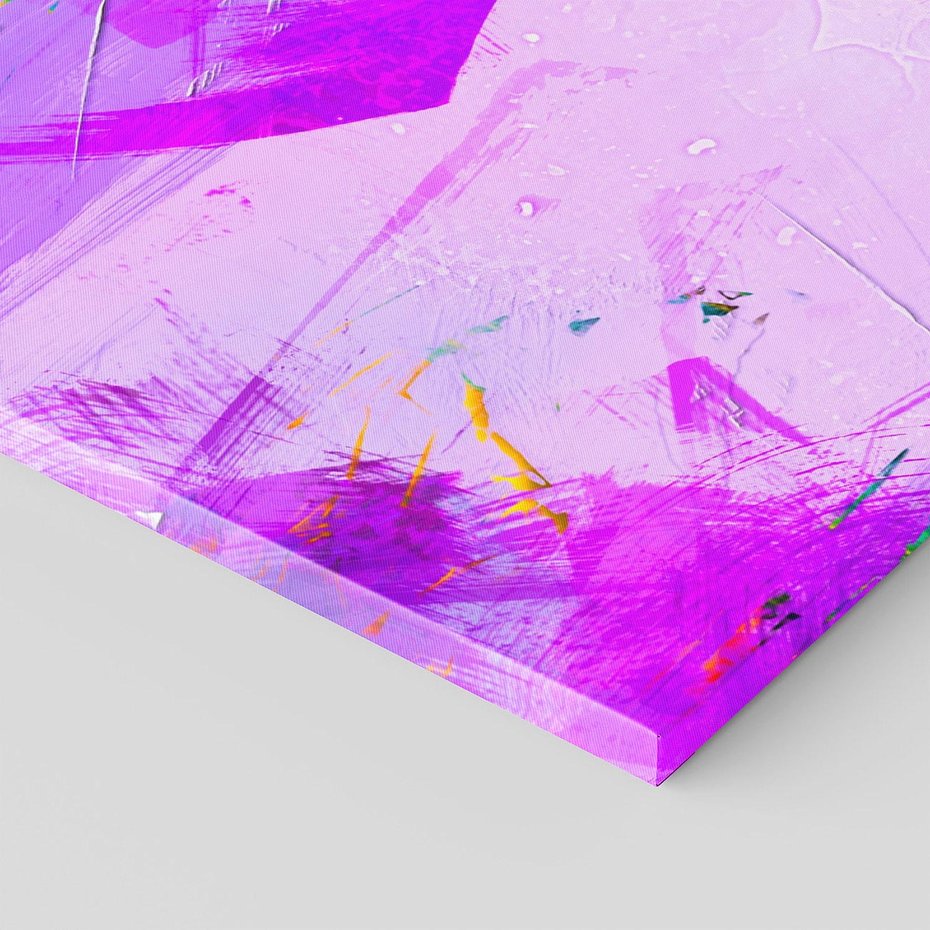 Obraz na płótnie 120x60 - Abstrakcja: wyrafinowany świat form i kolorów - abstrakcja