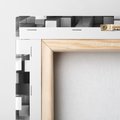 Obraz na płótnie 80x80 - Abstrakcyjne światy: 3D w kwadratach - 3D, abstrakcja
