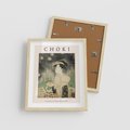 Plakat w ramie 40x50 - Sztuki Choki w Twoim Domu - reprodukcja, rycina - rama drewno
