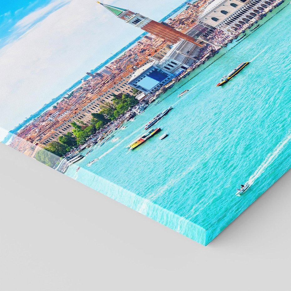 Obraz na płótnie 150x50 - Wenecja nad morzem: włoski romantyzm - Wenecja, Włochy