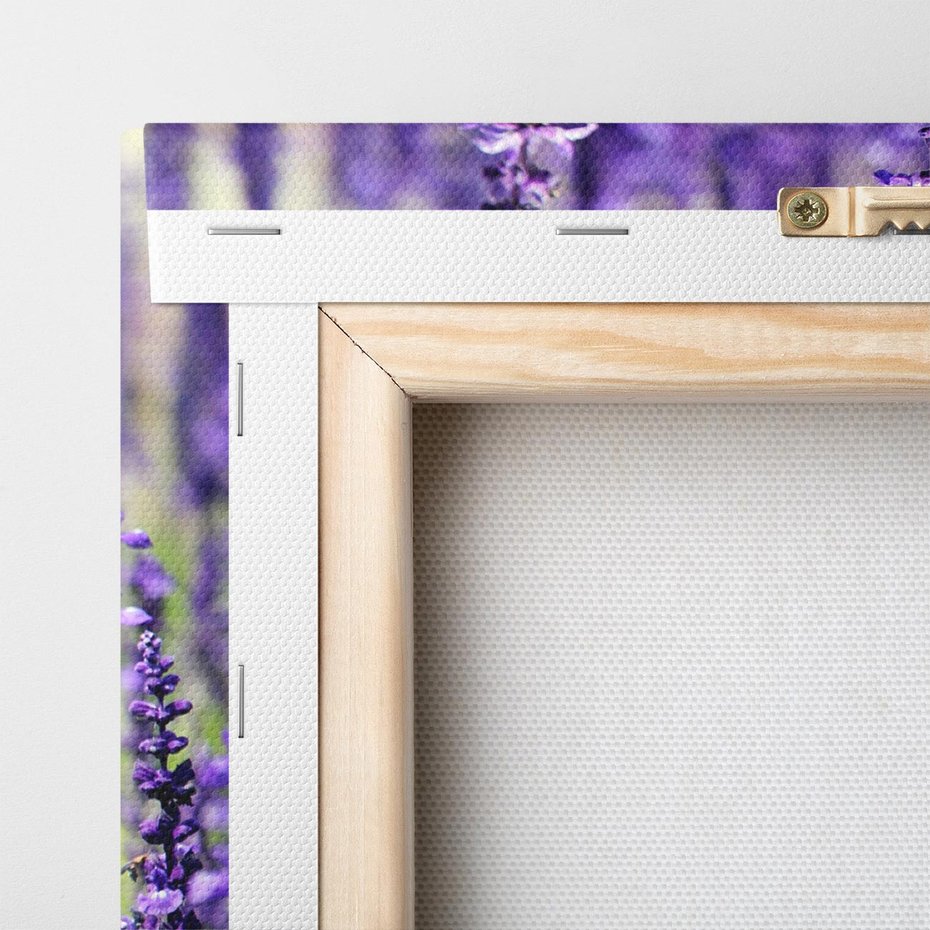 Obraz na płótnie 120x60 - Lawendowa Mgła - lawenda, kwiat