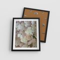 Plakat w ramie 40x50 - Kwiatowy taniec - kwiaty, hortensje - rama czarna