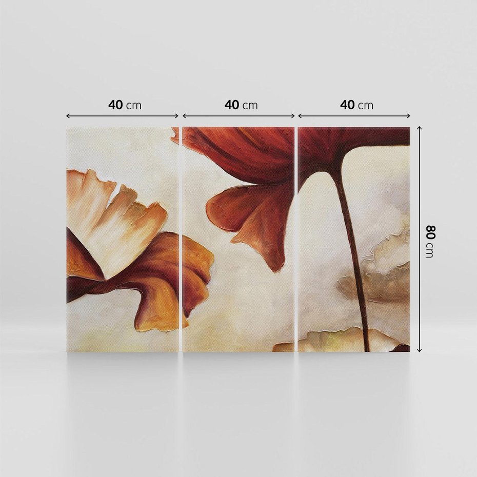 Obraz na płótnie 120x80 - Sztuka Kwiatów - kwiaty, sztuka