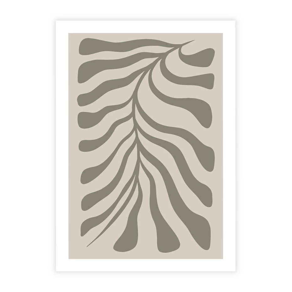 Plakat bez ramy 40x50 - Zaklęte Kształty - nowoczesna sztuka, plakat modern