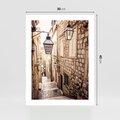 Plakat bez ramy 30x40 - mistyczna podróż - uliczka, perspektywa